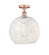 Edison One Light Semi-Flush Mount in Antique Copper (405|616-1F-AC-G1216-14WM)