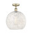 Edison One Light Semi-Flush Mount in Antique Brass (405|616-1F-AB-G1216-14WM)
