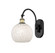 Ballston One Light Swing Arm in Black Antique Brass (405|518-1W-BAB-G1216-8WM)