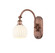 Ballston One Light Swing Arm in Antique Copper (405|518-1W-AC-G1217-6WV)