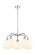 Ballston Five Light Chandelier in Polished Chrome (405|516-5CR-PC-G1217-8WV)