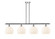 Ballston Four Light Island Pendant in Polished Chrome (405|516-4I-PC-G1217-10WV)