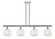 Ballston Four Light Island Pendant in Polished Chrome (405|516-4I-PC-G1216-8WM)