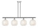 Ballston Four Light Island Pendant in Polished Chrome (405|516-4I-PC-G1216-10WM)