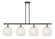 Ballston Four Light Island Pendant in Black Antique Brass (405|516-4I-BAB-G1216-10WM)