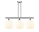 Ballston LED Island Pendant in Brushed Satin Nickel (405|516-3I-SN-G1217-12WV)