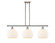 Ballston LED Island Pendant in Polished Nickel (405|516-3I-PN-G1217-10WV)