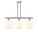 Ballston Three Light Island Pendant in Black Antique Brass (405|516-3I-BAB-G1216-12WM)