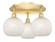 Ballston LED Flush Mount in Satin Gold (405|516-3C-SG-G1216-8WM)