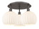 Ballston Three Light Semi-Flush Mount in Oil Rubbed Bronze (405|516-3C-OB-G1217-10WV)