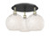 Ballston Three Light Semi-Flush Mount in Black Antique Brass (405|516-3C-BAB-G1216-10WM)