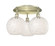 Ballston Three Light Semi-Flush Mount in Antique Brass (405|516-3C-AB-G1216-10WM)