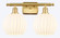 Ballston Two Light Bath Vanity in Satin Gold (405|516-2W-SG-G1217-8WV)