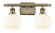 Ballston Two Light Bath Vanity in Antique Brass (405|516-2W-AB-G1217-6WV)