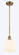 Ballston One Light Mini Pendant in Brushed Brass (405|516-1S-BB-G1217-8WV)