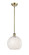 Ballston One Light Mini Pendant in Antique Brass (405|516-1S-AB-G1216-10WM)