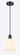 Ballston One Light Mini Pendant in Matte Black (405|516-1P-BK-G1217-8WV)