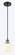 Ballston One Light Mini Pendant in Black Antique Brass (405|516-1P-BAB-G1217-6WV)