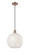 Ballston One Light Mini Pendant in Antique Copper (405|516-1P-AC-G1216-12WM)