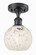 Ballston One Light Semi-Flush Mount in Matte Black (405|516-1C-BK-G1216-6WM)
