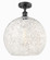 Ballston One Light Semi-Flush Mount in Matte Black (405|516-1C-BK-G1216-14WM)