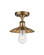 Ballston One Light Semi-Flush Mount in Brushed Brass (405|516-1C-BB-M17-BB)