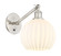 Ballston One Light Wall Sconce in Brushed Satin Nickel (405|317-1W-SN-G1217-8WV)