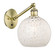 Ballston One Light Wall Sconce in Antique Brass (405|317-1W-AB-G1216-8WM)