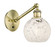Ballston One Light Wall Sconce in Antique Brass (405|317-1W-AB-G1216-6WM)