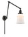 Franklin Restoration LED Swing Arm Lamp in Matte Black (405|238-BK-G181)