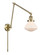 Franklin Restoration LED Swing Arm Lamp in Antique Brass (405|238-AB-G321)