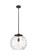 Essex One Light Pendant in Oil Rubbed Bronze (405|221-1S-OB-G1215-14)