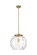 Essex One Light Pendant in Brushed Brass (405|221-1S-BB-G1215-14)
