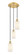 Ballston Three Light Pendant in Satin Gold (405|113B-3P-SG-G801)