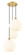 Ballston Three Light Pendant in Satin Gold (405|113B-3P-SG-G1217-12WV)