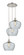 Ballston Three Light Pendant in Polished Nickel (405|113B-3P-PN-G92-L)