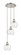 Ballston Three Light Pendant in Polished Nickel (405|113B-3P-PN-G124-6)