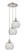 Ballston Three Light Pendant in Polished Nickel (405|113B-3P-PN-G122-8)