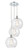 Ballston Three Light Pendant in Polished Chrome (405|113B-3P-PC-G122-12)