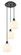 Ballston Three Light Pendant in Matte Black (405|113B-3P-BK-G1217-8WV)