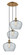 Ballston LED Pendant in Brushed Brass (405|113B-3P-BB-G92-L)