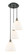 Ballston Three Light Pendant in Black Antique Brass (405|113B-3P-BAB-GBD-91)