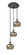 Ballston Three Light Pendant in Black Antique Brass (405|113B-3P-BAB-G96)