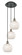 Ballston Three Light Pendant in Black Antique Brass (405|113B-3P-BAB-G1216-8WM)