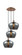 Ballston Three Light Pendant in Antique Copper (405|113B-3P-AC-G93-L)