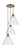Ballston Three Light Pendant in Antique Brass (405|113B-3P-AB-GBC-124)