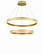 Aurora LED Chandelier in Brushed Gold (343|T1052-BG)