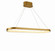 Ellipse LED Chandelier in Brushed Gold (343|T1020-BG)