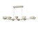 Delilah Ten Light Linear Chandelier in Cream (515|2451-79)