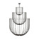 Sanchi LED Chandelier in Aged Iron (182|SLCH32927AI)